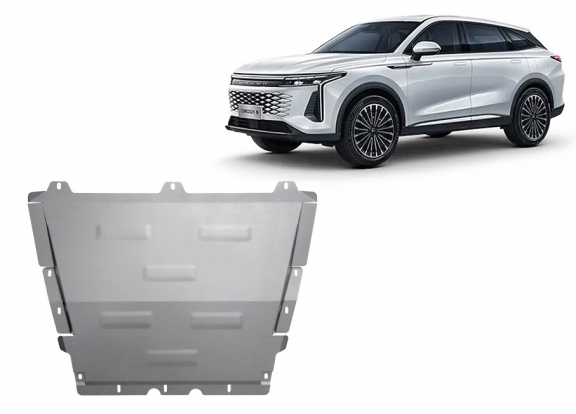 Motor, Versnellingsbak en Radiator  aluminium Beschermplaat voor Omoda 9