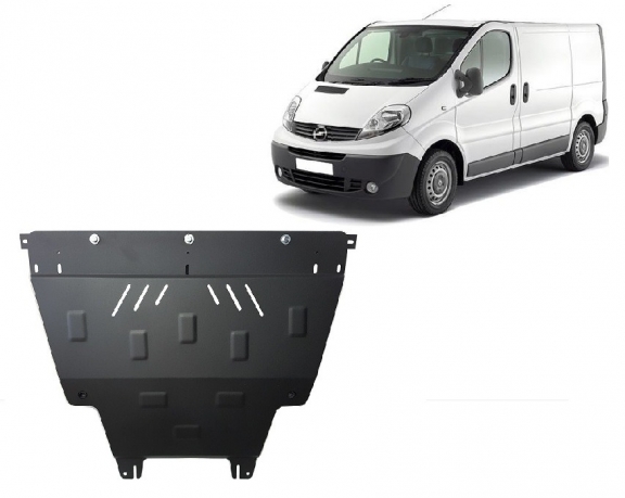 Motor, Versnellingsbak en Radiator Beschermplaat voor Opel Vivaro A 