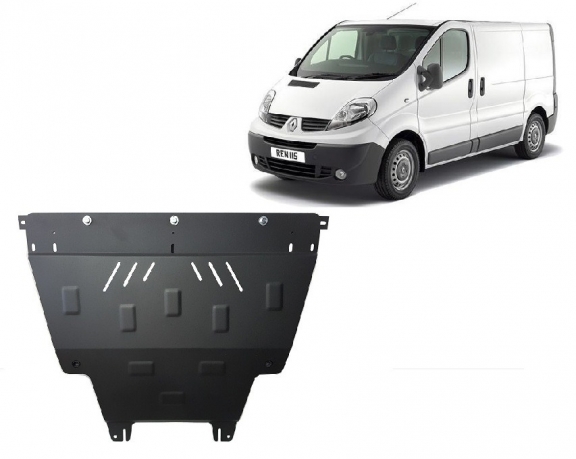Motor, Versnellingsbak en Radiator Beschermplaat voor Renault Trafic 2