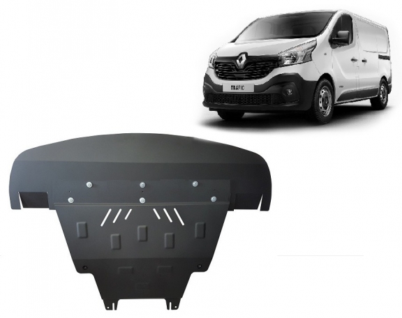 Motor, Versnellingsbak en Radiator Beschermplaat voor Renault Trafic 3