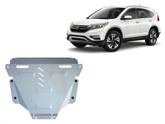 Aluminium Motor, Versnellingsbak en Radiator Beschermplaat voor Honda CR-V