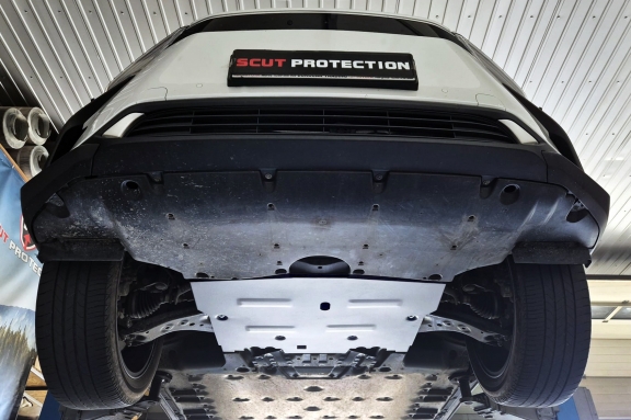 Aluminium Motor, Versnellingsbak en Radiator Beschermplaat voor Toyota BZ4X