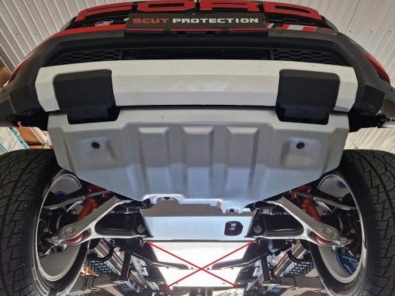 Motor, Versnellingsbak  aluminium Beschermplaat voor Ford Ranger