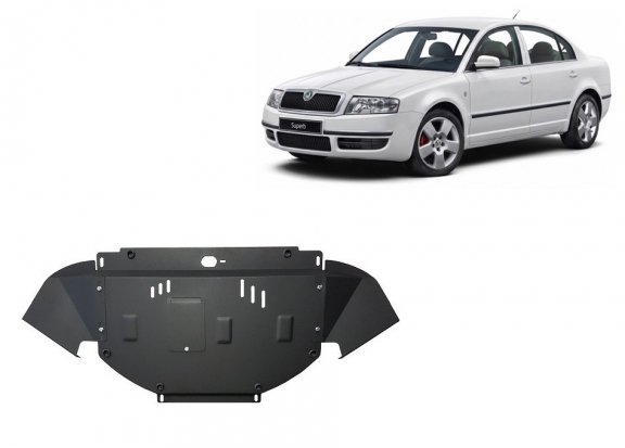 Motor en Radiator Beschermplaat voor Skoda Superb - 1,8 1,9 2,0 TDI
