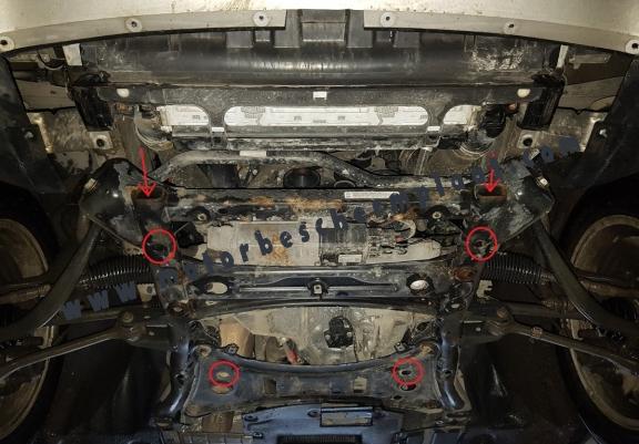 Motor Beschermplaat voor BMW X4