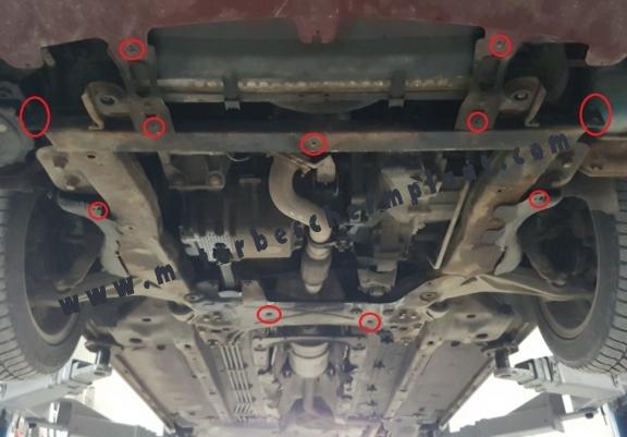 Motor, Versnellingsbak en Radiator Beschermplaat voor Alfa Romeo 159