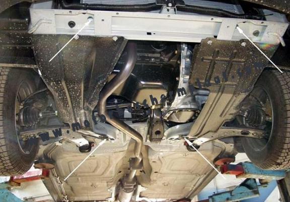 Motor, Versnellingsbak en Radiator Beschermplaat voor Daewoo Cielo