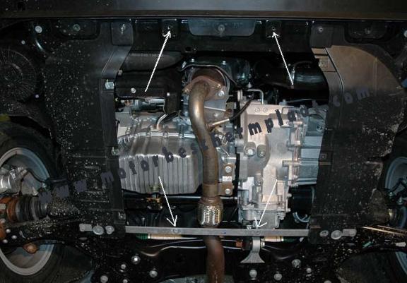 Motor en Versnellingsbak Beschermplaat voor Lancia Delta 3
