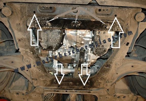 Motor, Versnellingsbak en Radiator Beschermplaat voor Nissan Juke