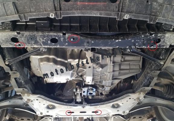 Motor, Versnellingsbak en Radiator Beschermplaat voor Nissan Qashqai J11