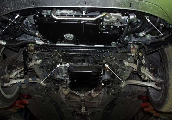 Motor en Radiator Beschermplaat voor Audi A6