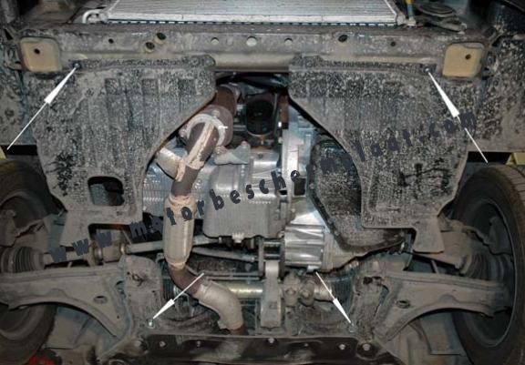 Motor, Versnellingsbak en Radiator Beschermplaat voor Daewoo Nubira