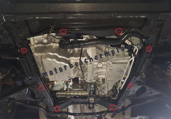 Motor en Versnellingsbak Beschermplaat voor Dacia Dokker