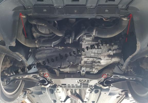 Motor, Versnellingsbak en Radiator Beschermplaat voor VW Tiguan