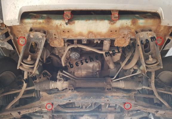 Motor Beschermplaat voor Mitsubishi Pajero Pinin