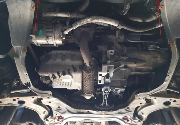 Motor, Versnellingsbak en Radiator Beschermplaat voor Seat Toledo 2