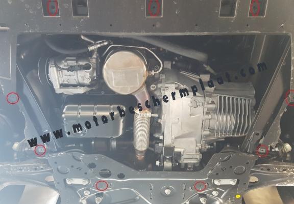 Motor, Versnellingsbak en Radiator Beschermplaat voor Opel Combo
