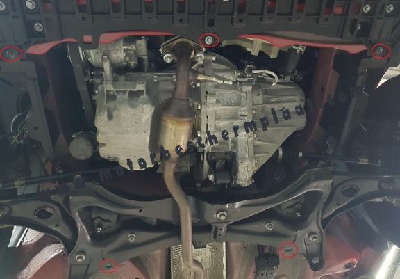 Motor en Versnellingsbak Beschermplaat voor Citroen C 1
