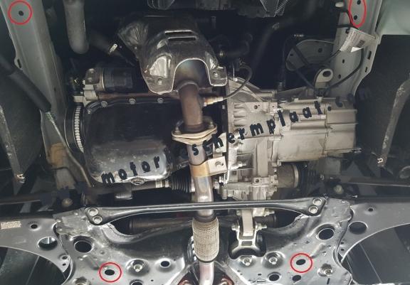 Motor, Versnellingsbak en Radiator Beschermplaat voor Fiat Tipo