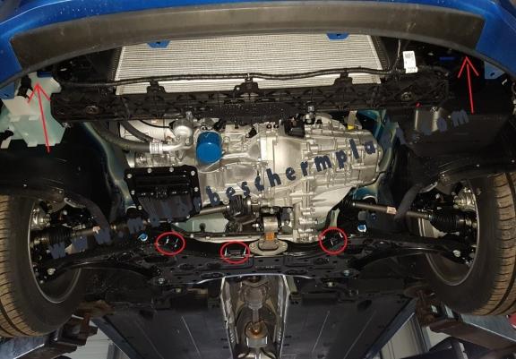 Motor Beschermplaat voor  Hyundai Elantra