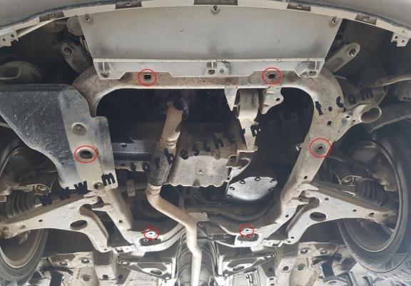 Motor, Versnellingsbak en Radiator Beschermplaat voor Opel Astra H