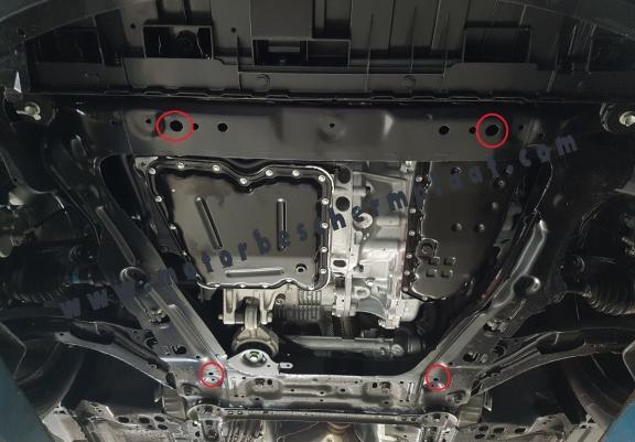 Motor, Versnellingsbak en Radiator Beschermplaat voor Nissan X-Trail T32