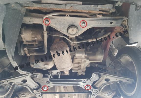 Motor en Versnellingsbak Beschermplaat voor Volkswagen Caddy