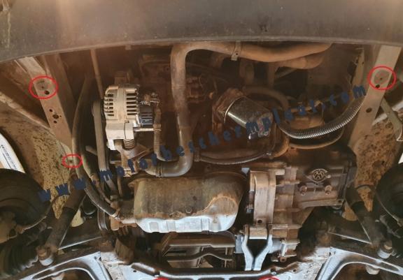 Motor en Versnellingsbak Beschermplaat voor VW Transporter T4