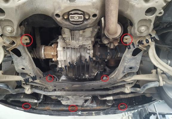 Motor en Radiator Beschermplaat voor Audi A4 B7