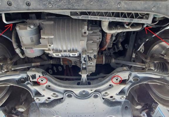Motor en Versnellingsbak Beschermplaat voor VW Up