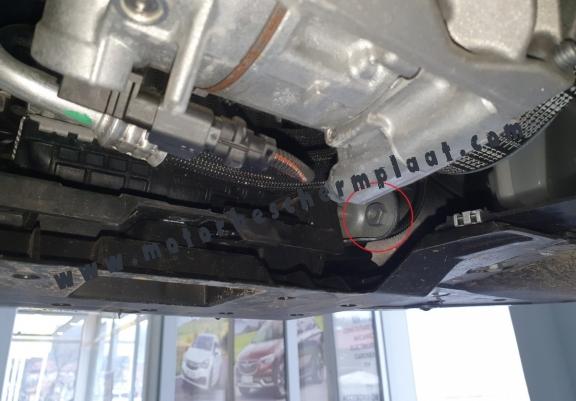 Motor en Versnellingsbak Beschermplaat voor Peugeot 2008