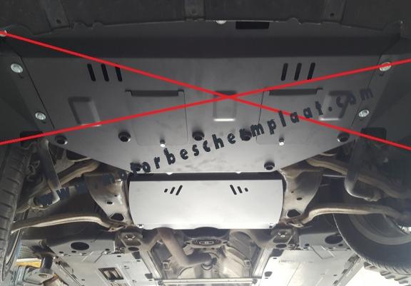 Versnellingsbak Beschermplaat voor Audi A4  B5 - manuelle