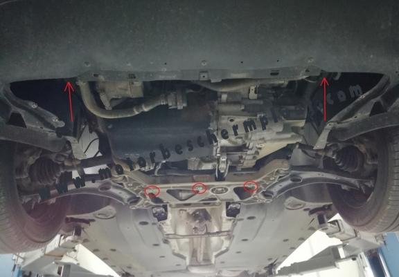 Motor, Versnellingsbak en Radiator Beschermplaat voor Skoda Kodiaq