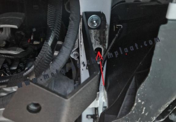 Motor, Versnellingsbak en Radiator gegalvaniseerd staal  Beschermplaat voor Ford Transit Custom