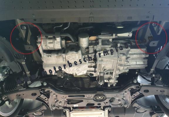 Motor, Versnellingsbak en Radiator Beschermplaat voor VW Passat