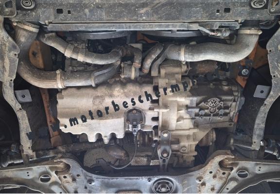Aluminium Motor, Versnellingsbak en Radiator Beschermplaat voor VW Jetta