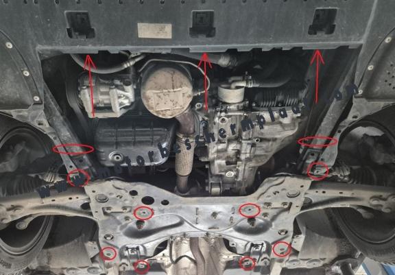 Motor en Versnellingsbak Beschermplaat voor Citroen DS4 II
