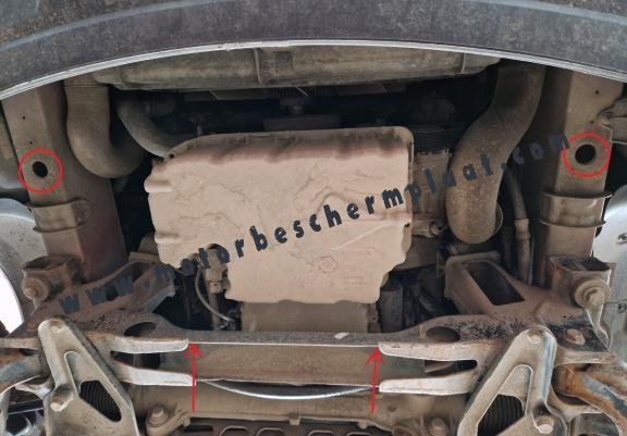 Motor en Versnellingsbak Beschermplaat voor Mercedes Sprinter - Aluminium