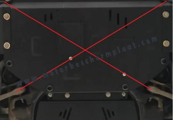 Versnellingsbak Beschermplaat voor Skoda Superb - automatique