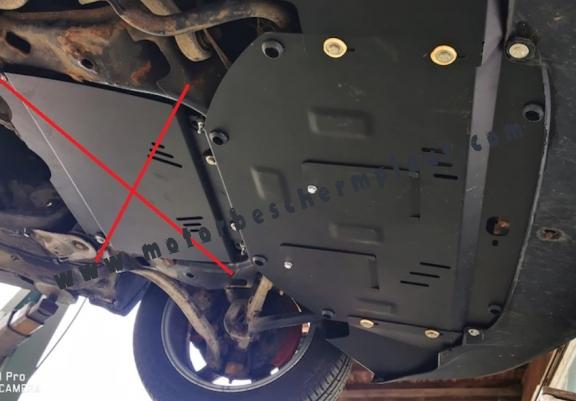 Motor en Radiator Beschermplaat voor Audi A4 B5