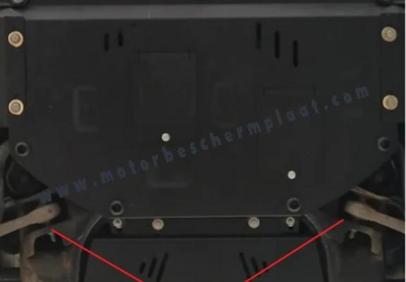 Motor en Radiator Beschermplaat voor Audi A4 B5