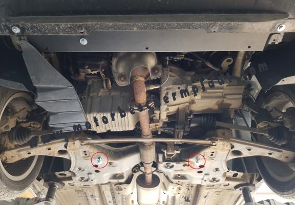 Motor, Versnellingsbak en Radiator Beschermplaat voor Fiat Punto 