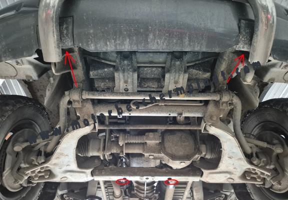 Motor en Radiator Beschermplaat voor Hyundai Terracan