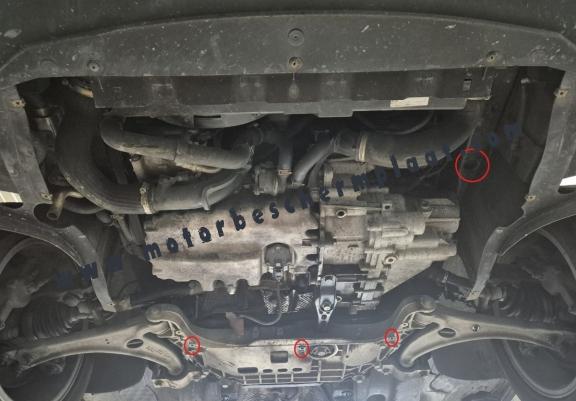 Motor, Versnellingsbak en Radiator Beschermplaat voor Seat Alhambra