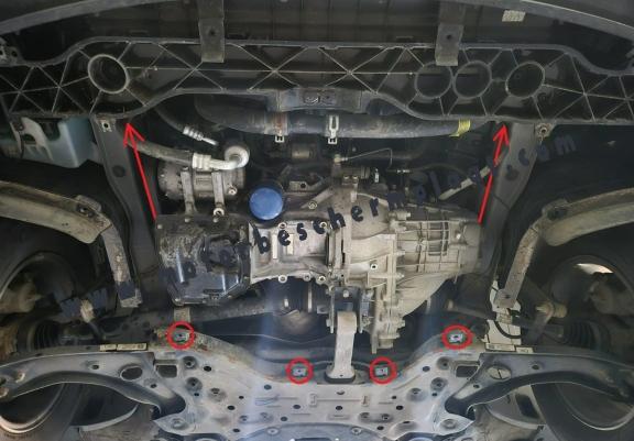 Motor en Versnellingsbak Beschermplaat voor Hyundai IX35