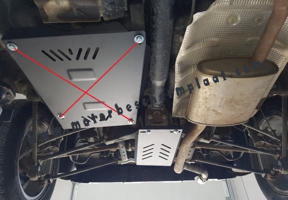 Differentieel Beschermplaat - RWD voor Dacia Duster 4x4