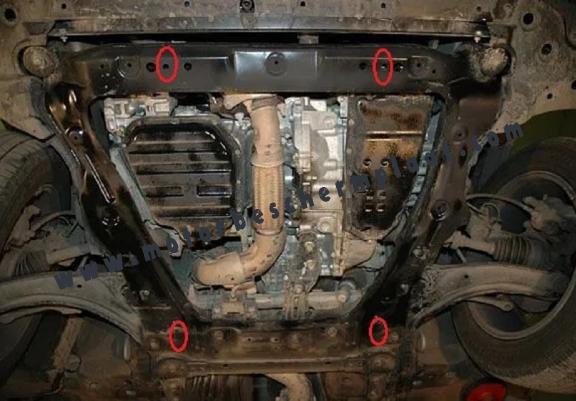 Motor, Versnellingsbak en Radiator Beschermplaat voor Nissan X-Trail T31