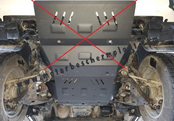 Motor  Beschermplaat voor Toyota Hilux Revo
