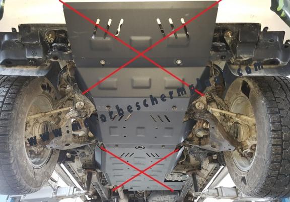 Motor  Beschermplaat voor Toyota Hilux Revo