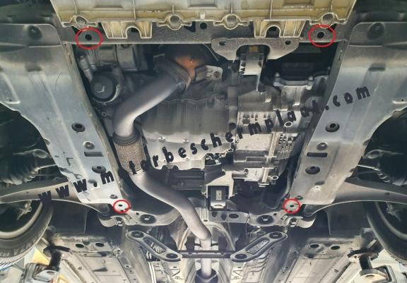 Motor, Versnellingsbak en Radiator Beschermplaat voor Opel Zafira C